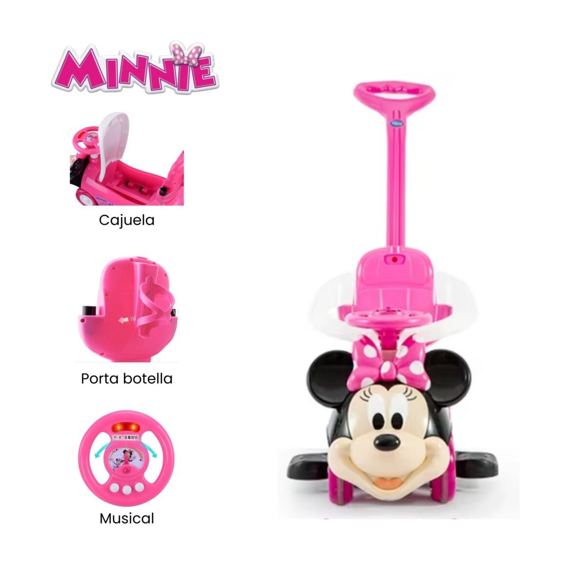 Guiador 2 en 1 Minnie Mouse