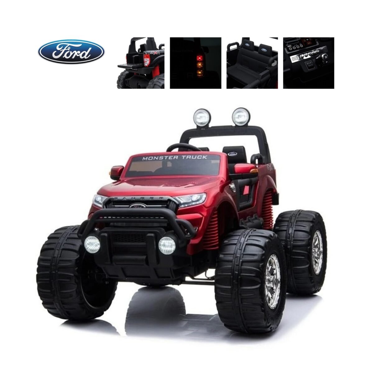 Ford Ranger Monster Truck 4x4 Todo Terreno - Carro a batería