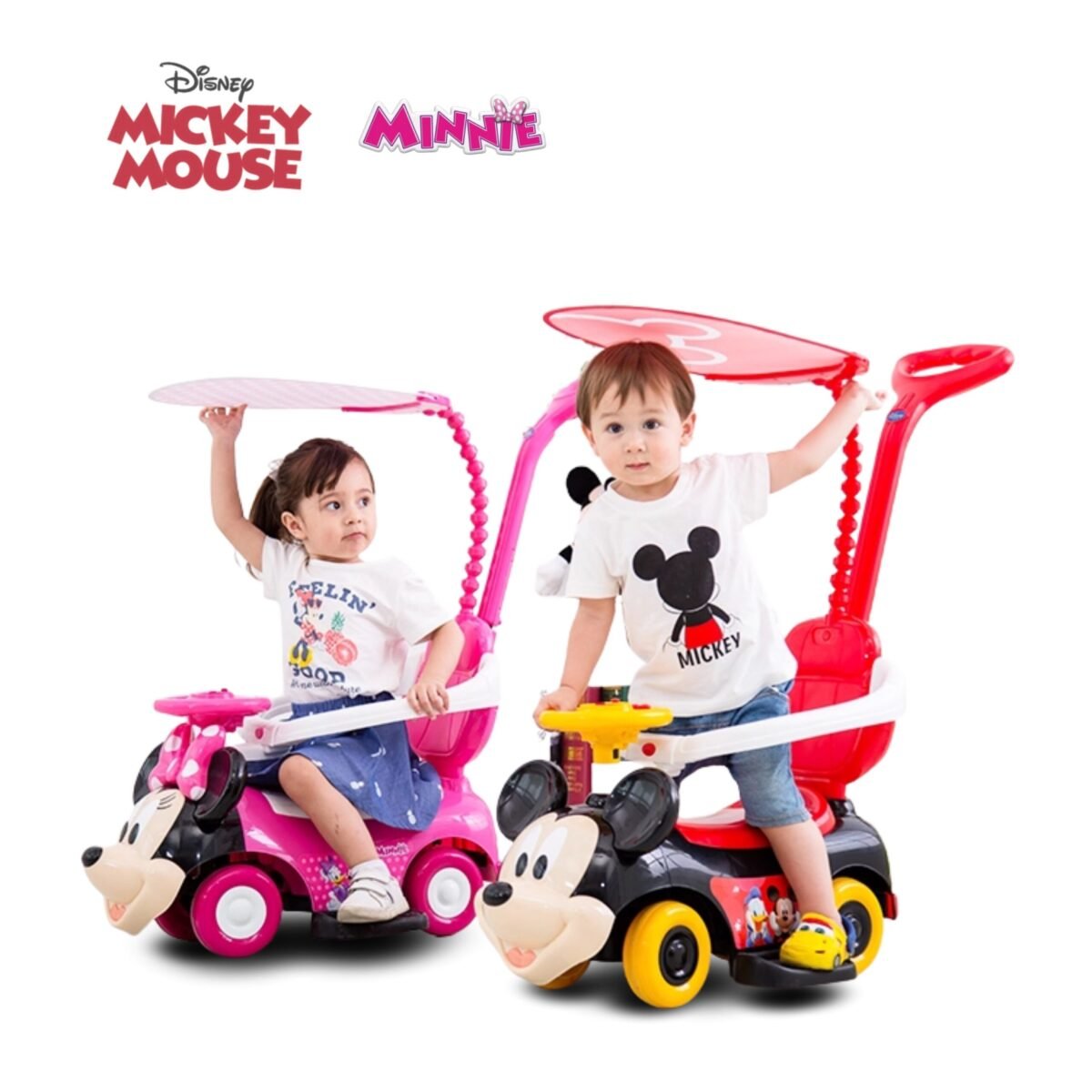 Guiador 2 en 1 Gemelos Mickey & Minnie