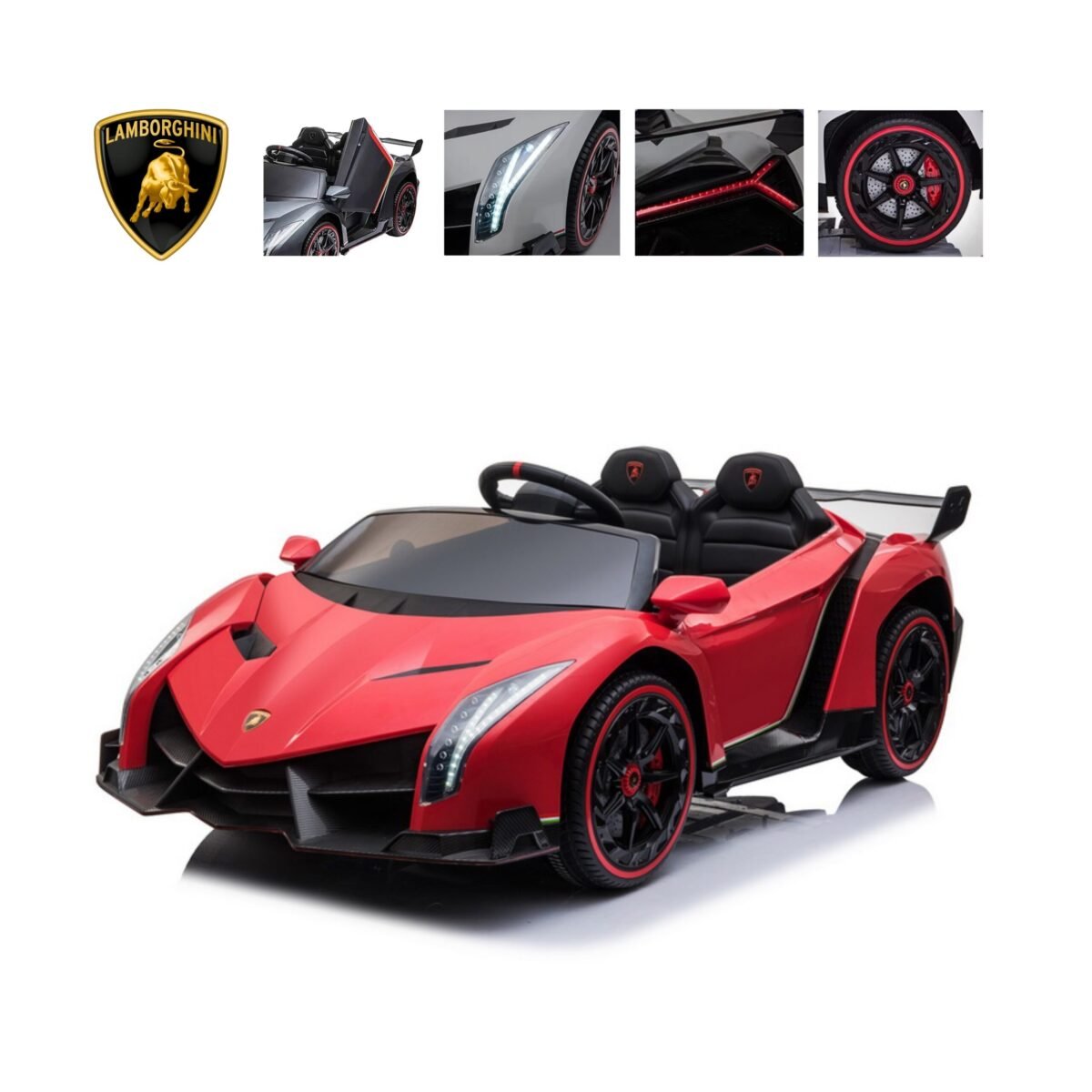 Carro eléctrico para niños Lamborghini Veneno 12v