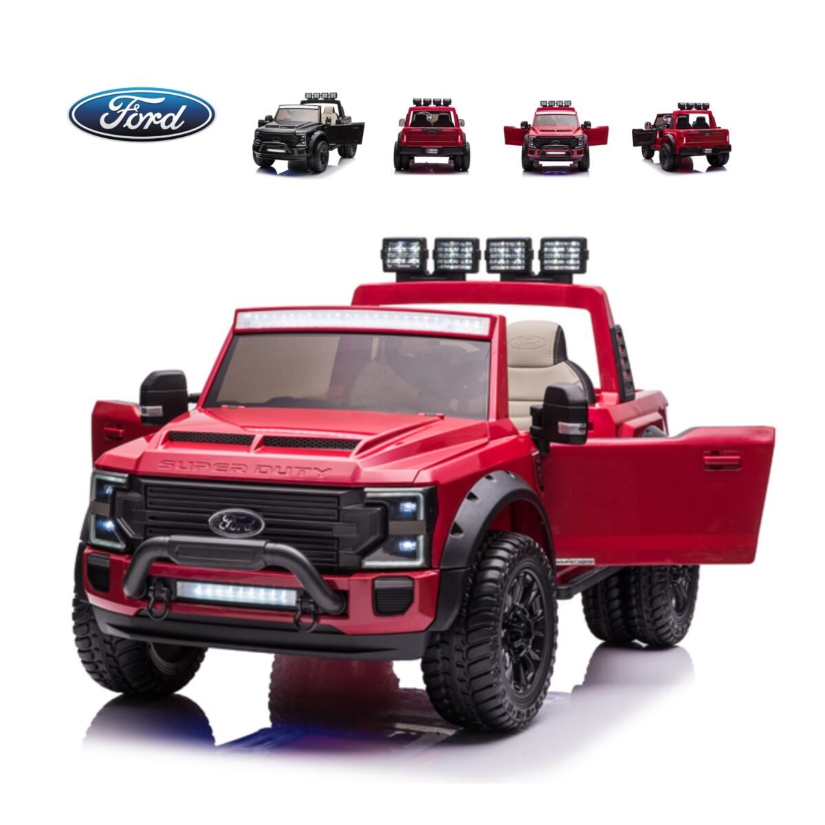 Ford Ranger Super Duty 6x6 Carro Eléctrico Infantil de Alta Potencia