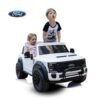 Ford Ranger Super Duty 6x6 Carro Eléctrico Infantil de Alta Potencia Blanco