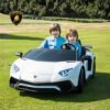 Lamborghini Aventador SV CarroEléctrico Infantil 24V - Negro